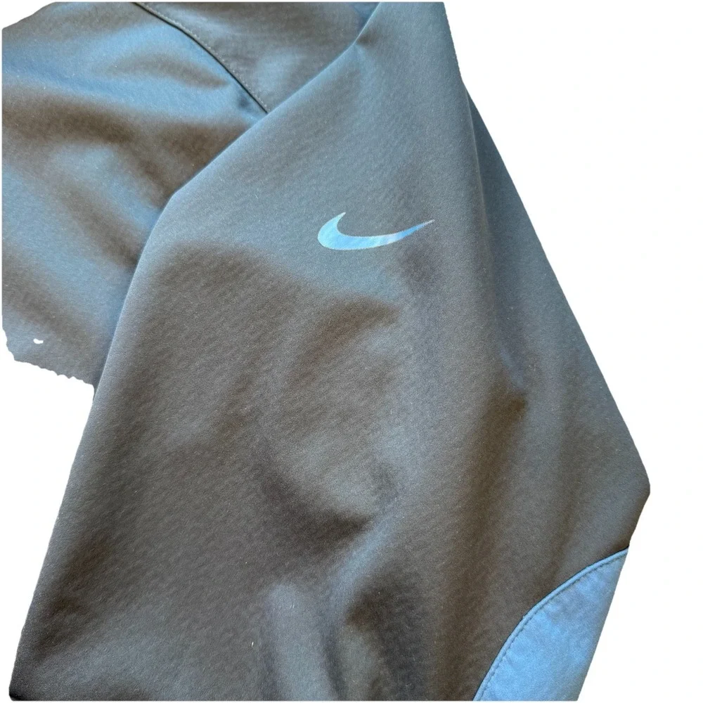 Nike Tour Golf Jacket Men's Large Lightweight Blue Full‎ Zip Pockets